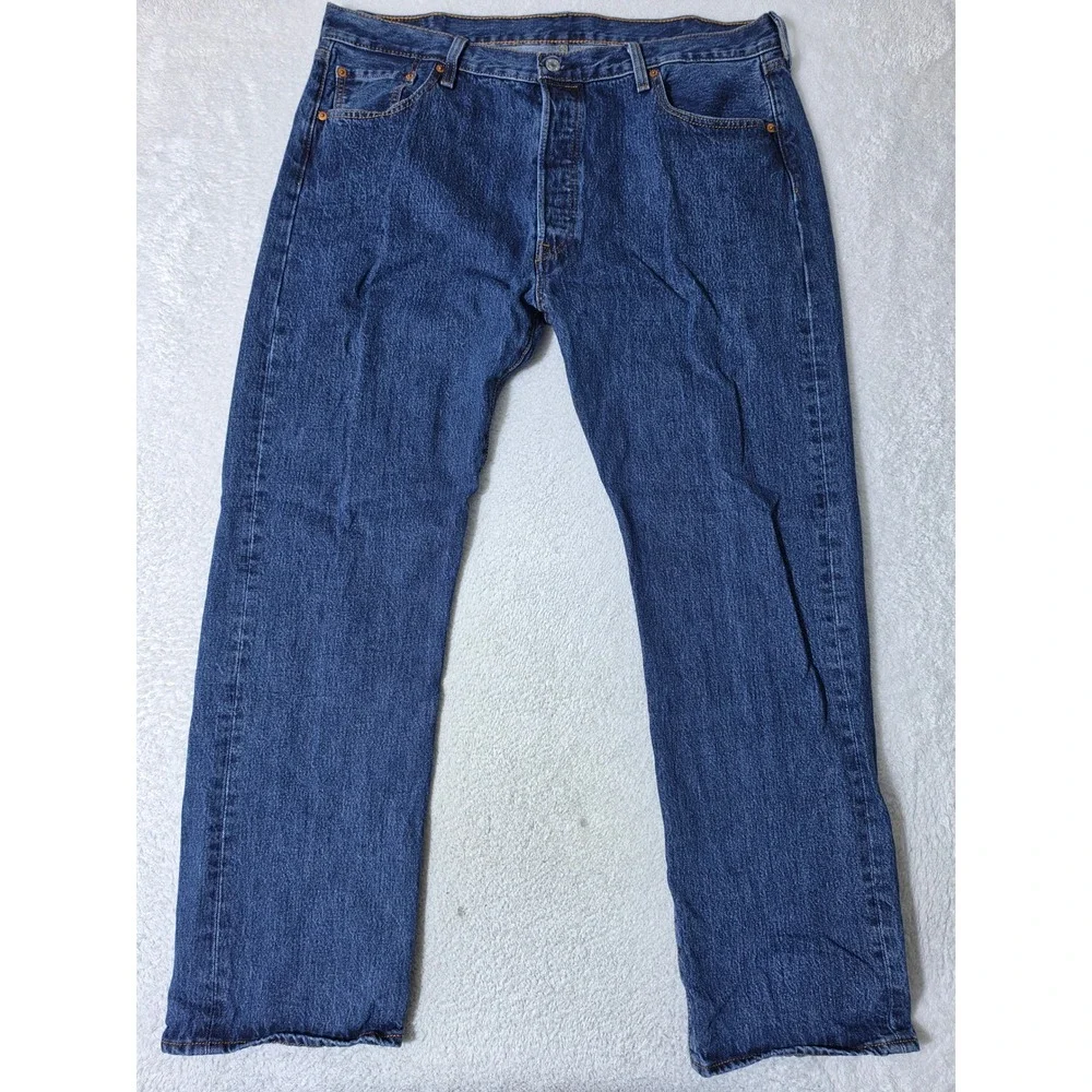 Levi's 501 Original Mens 40/32 Jeans Blue Straight Leg Button Fly Classic Fit